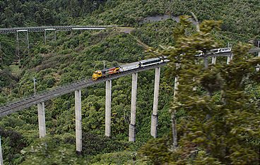 Mit dem Zug durch Neuseeland