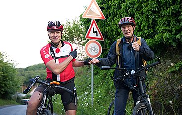 Martin Brambach radelt durchs Revier